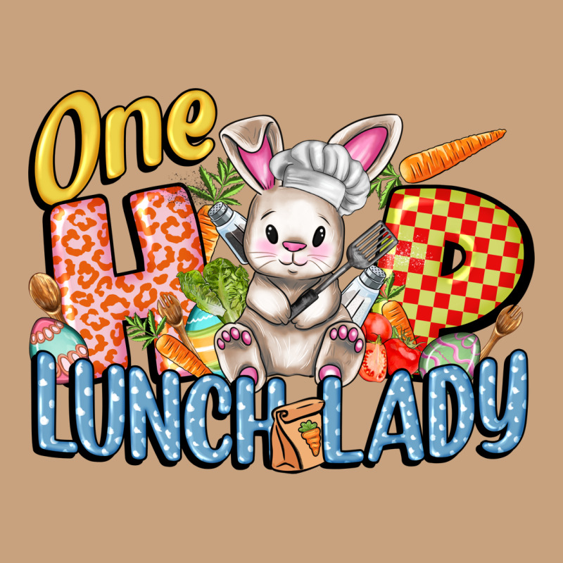 One Hip Lunch Lady Easter Day Vintage Tee by FaDigitalArtStudio | Teevron