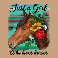 Just A Girl Who Loves Horseshoe Vintage Tee | Teevron