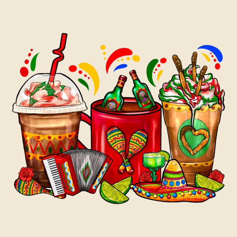 Mexico Coffee Cups Ladies Tee by FaDigitalArtStudio | Teevron