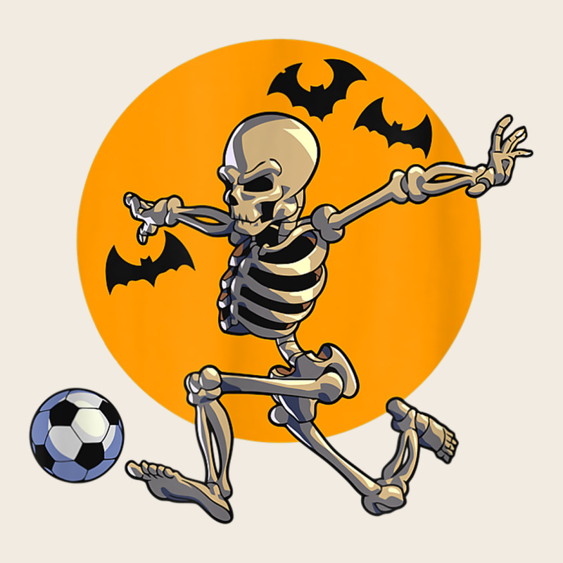 Skeleton Soccer Player Funny Halloween Blood Moon Premium Sweatshirt by DesignPulse | Teevron