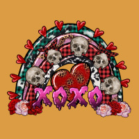 Skull Xoxo Rainbow Valentine's Day Urban Heavy Tee | Teevron