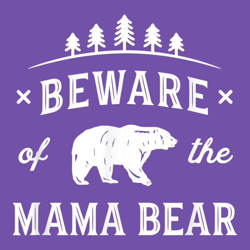 Beware Mama Bear Mom Protect Strong Mother Graphic Clip Art T Shirt Premium Sweatshirt by DesignPulse | Teevron