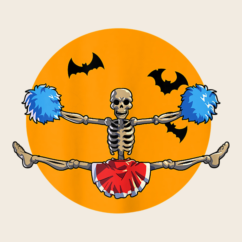Cheerleading Skeleton Halloween Cheer Skeleton Cheerleader T Shirt Premium Sweatshirt by DesignPulse | Teevron