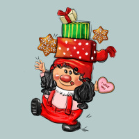 Cute Christmas Girl Gnome Heavy Core Tee | Teevron