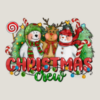 Christmas Crew Polar Bear Reindeer And Snowman Heavy Core Tee | Teevron