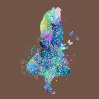 Watercolor Splatter Alice In Wonderland T Shirt Design Premium Sweatshirt | Teevron