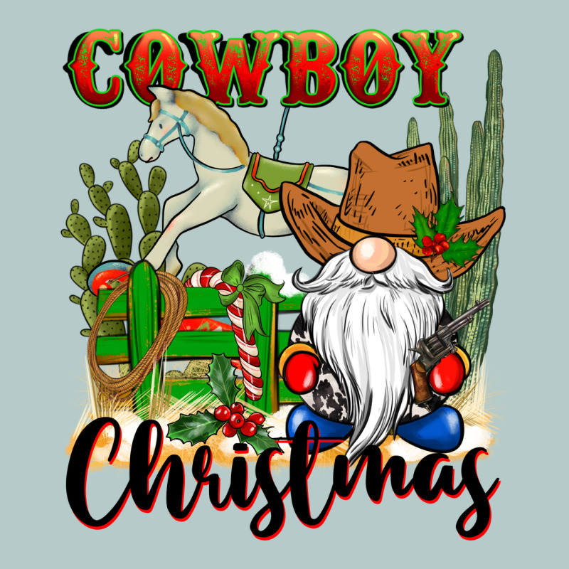 Cowboy Christmas Gnome Heavy Core Tee by CowGirlArtShop | Teevron