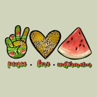 Peace Love Watermelon Heavyweight Hoodie | Teevron
