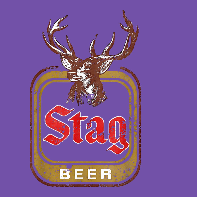 Vintage Stag Beer, Distressed Premium Sweatshirt by Craftify | Teevron