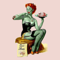 Zombie Pin Up Girl Halloween Premium Sweatshirt | Teevron
