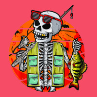 Skeleton Fishing Lover Moon Halloween Costume Fish Premium Sweatshirt | Teevron