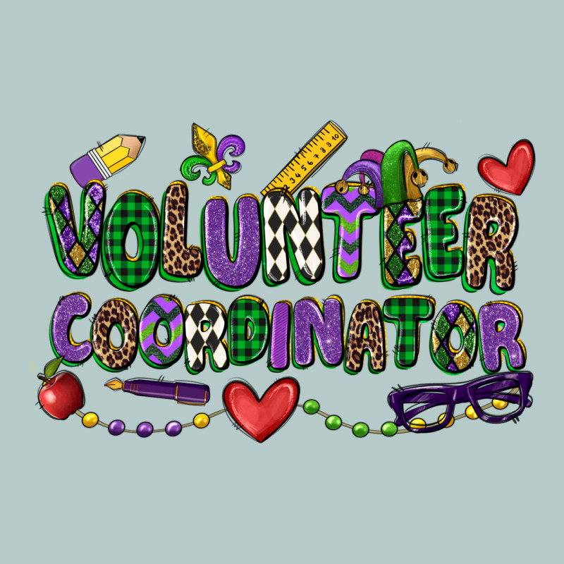 Volunteer Coordinator Mardi Gras Cowgirl Heavy Core Tee by CowGirlArtShop | Teevron