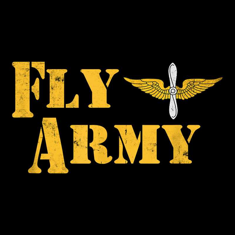 Vintage Fly Army Military Pilot Army Aviation Branch Premium Sweatshirt by Craftify | Teevron