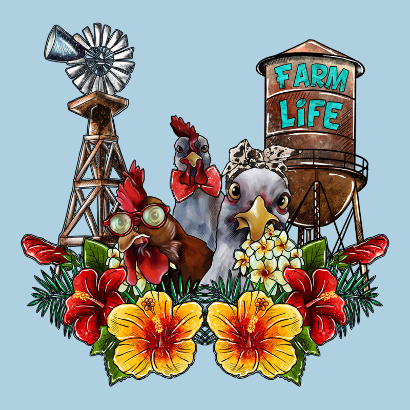 Farm Life Chicken Premium Hoodie by SublimationCraftShop | Teevron