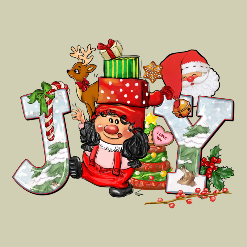 Christmas Joy Girl Gnome Heavy Core Tee by CowGirlArtShop | Teevron