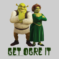 Shrek Fiona & Shrek Get Ogre It Text Poster Premium Sweatshirt | Teevron