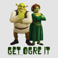 Shrek Fiona & Shrek Get Ogre It Text Poster Premium Sweatshirt | Teevron