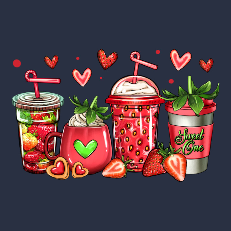 Strawberry Coffee Cups Urban Hoodie by Jasminsmagicworld | Teevron