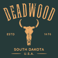 Deadwood South Dakota Usa Vintage Distressed Style Design Long Sleeve Premium Sweatshirt | Teevron