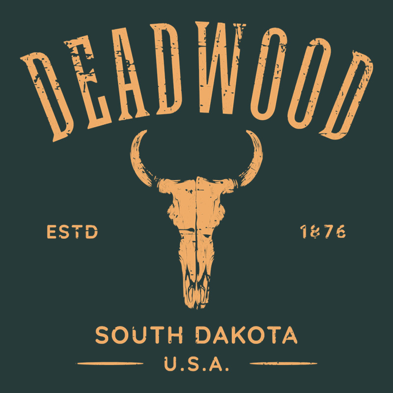 Deadwood South Dakota Usa Vintage Distressed Style Design Long Sleeve Premium Sweatshirt by StudioElite | Teevron