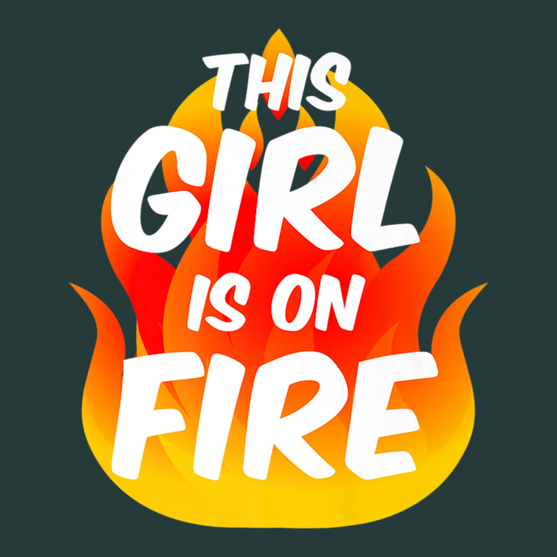 This Girl Is On Fire Fierce Lady Woman Power Go Girls Fiery Premium Sweatshirt by StudioElite | Teevron