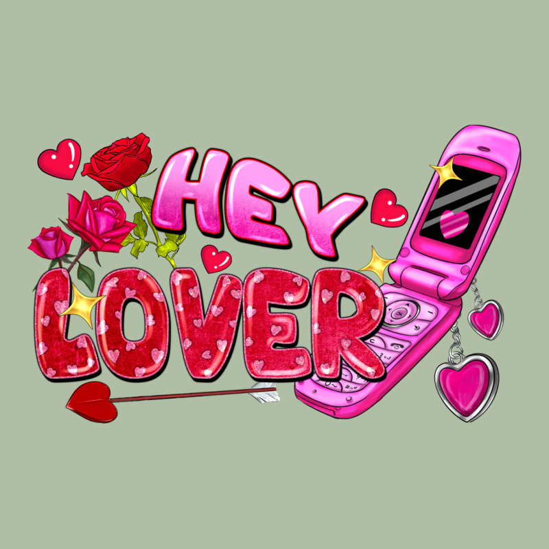 Hey Lover Flip Phone Urban Heavy Tee by FaDigitalArtStudio | Teevron