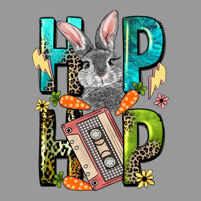 Western Hip Hop Bunny Easter Day Vintage Hoodie by LillyAllenDesigns | Teevron