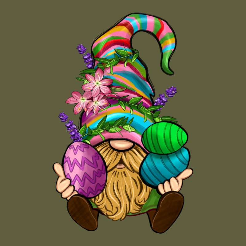 Easter Holding Eggs Gnome Vintage Tee by BundleAndBundleShop | Teevron