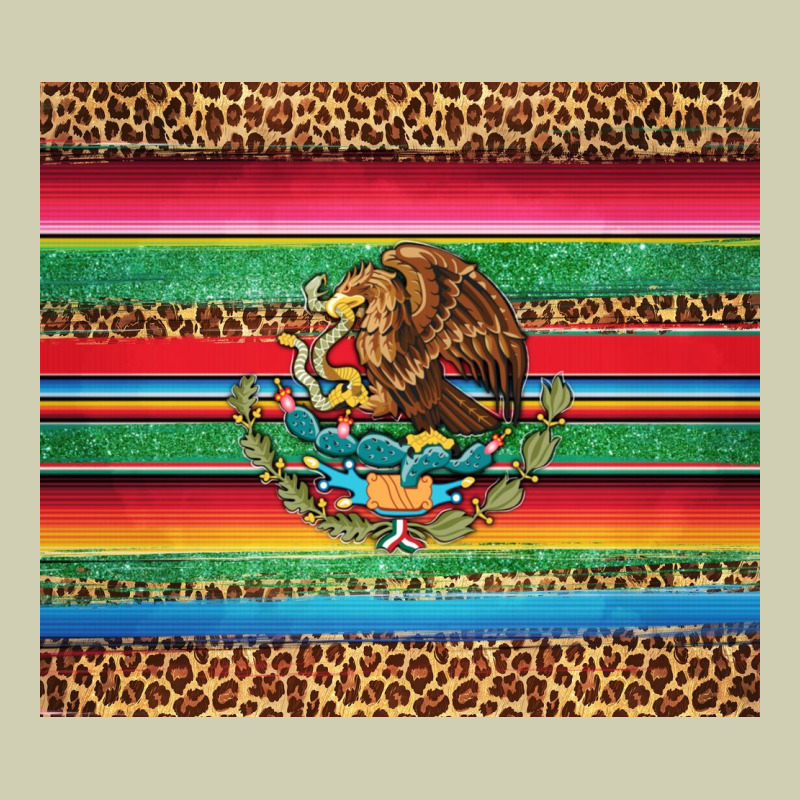 Serape Leopard Mexican Heavy Core Tee by Jasminsmagicworld | Teevron