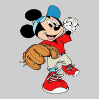 Micky-playing-baseball-cartoon-illustration-- Premium Sweatshirt | Teevron