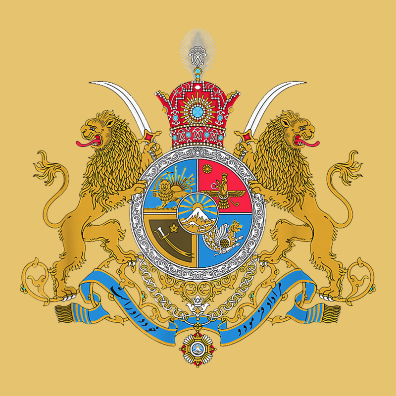 Iran Coat Of Arms Flag Souvenir Iranian Persian Premium Sweatshirt by PixelFlow | Teevron