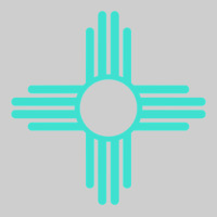 New Mexico Zia Sun In Turquoise Blue Premium Sweatshirt | Teevron