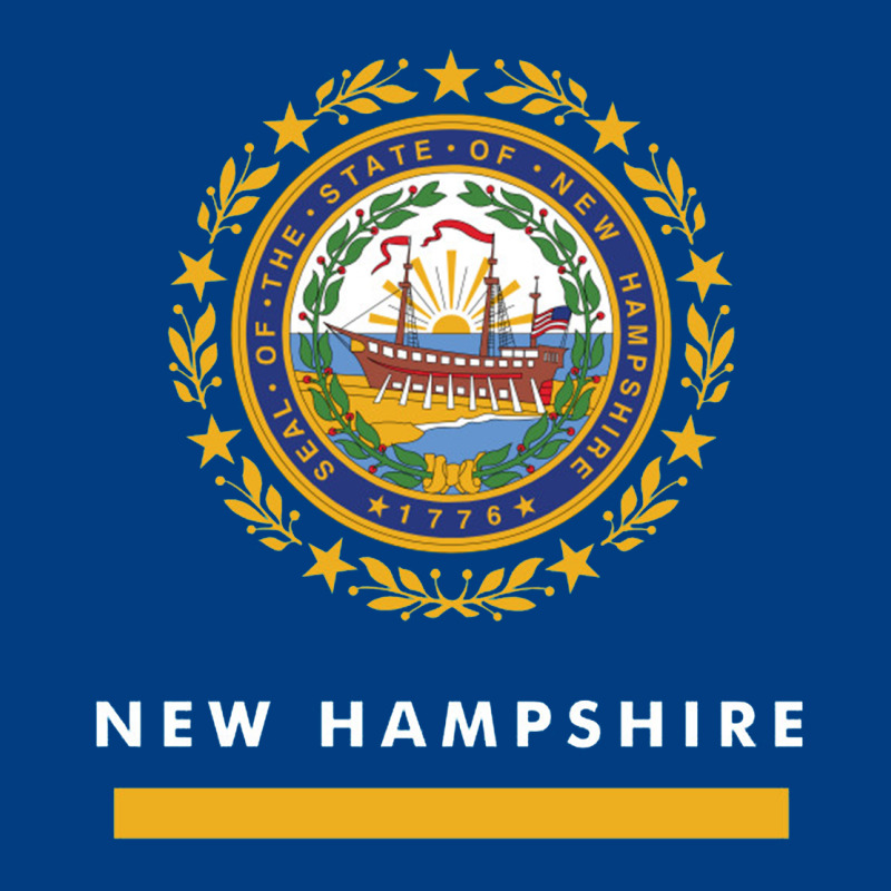 New Hampshire State Flag New Premium Sweatshirt by SnappyArt | Teevron
