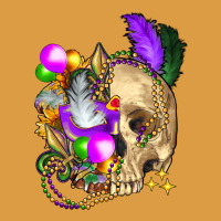 Mardi Gras Skull Urban Heavy Tee | Teevron