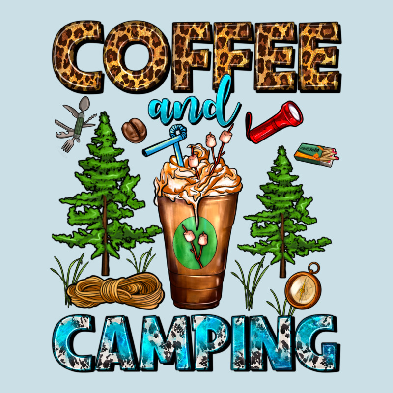 Coffee And Camping Frappe Ladies Tee by FaDigitalArtStudio | Teevron