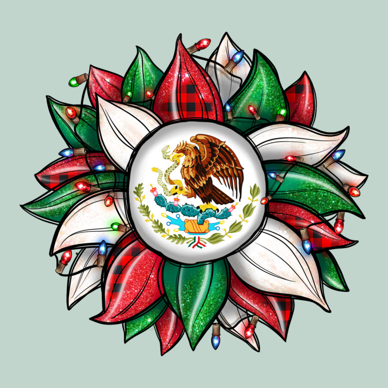 Christmas Sunflower Mexican Flag Zipper Hoodie by JahusDesignShop | Teevron