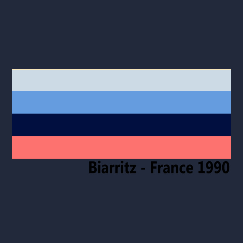 Biarritz France 1990 Premium Sweatshirt by FloraArt | Teevron