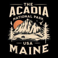 Acadia National Park Maine Nature Hike Outdoors Vintage T Shirt Premium Sweatshirt | Teevron