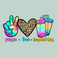 Peace Love Loaded Tea Zipper Hoodie | Teevron