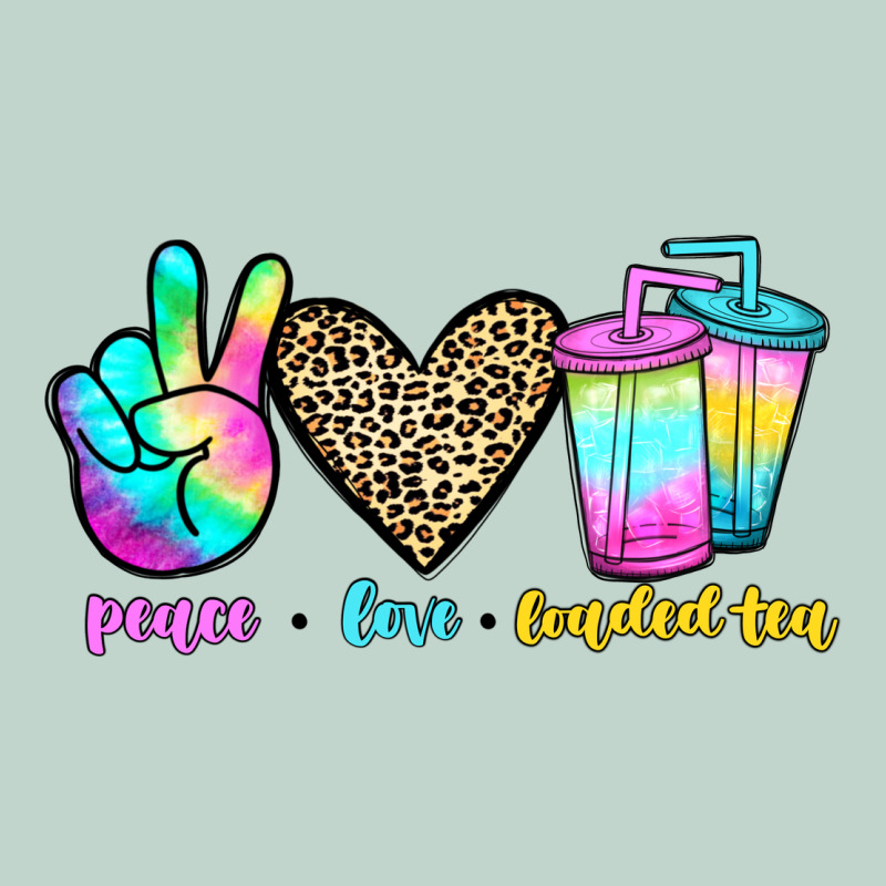 Peace Love Loaded Tea Zipper Hoodie by JahusDesignShop | Teevron