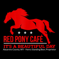 Red Pony Cafe, Funny Cute Horse Lover Premium Sweatshirt | Teevron