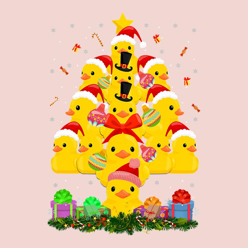 Duck Rubber Duck Christmas Tree Duckie And Quack Christmas 123 Premium Sweatshirt by ArtMosaic | Teevron