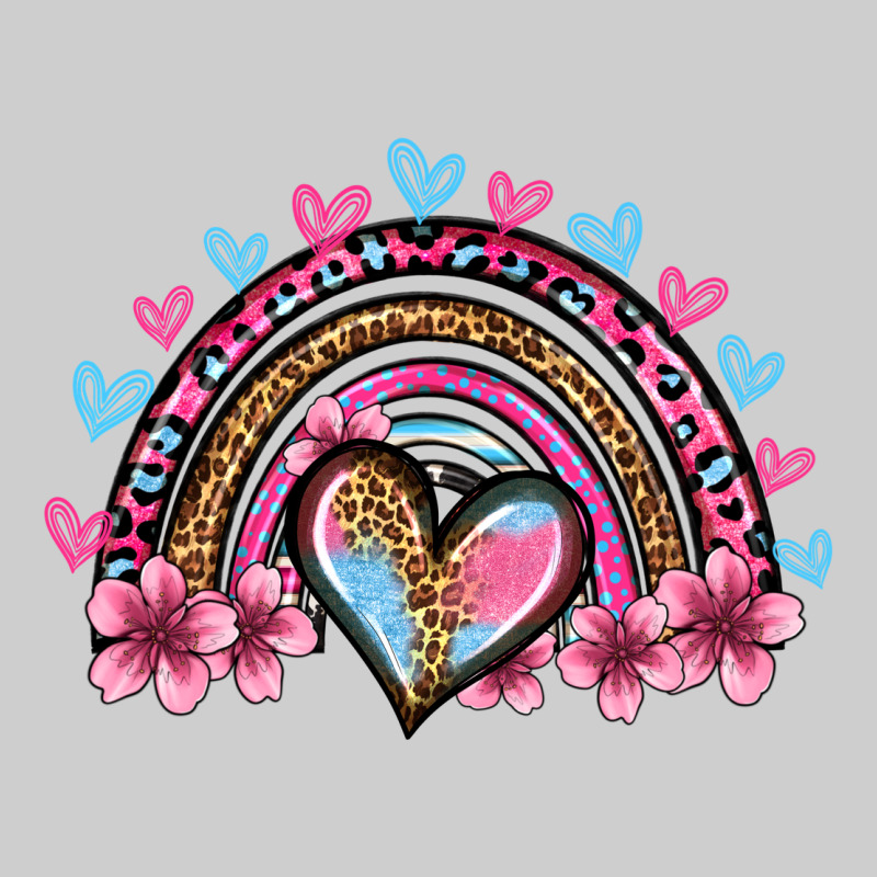 Valentine's Day Rainbow Heart Olivia Premium Tee by OliviaCreatesArt | Teevron