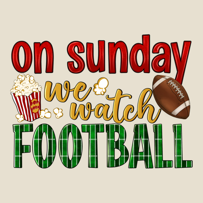 On Sunday We Watch Football Urban Heavy Tee by BundleAndBundleShop | Teevron