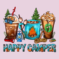 Happy Camper Coffee Cups Ladies Tee | Teevron
