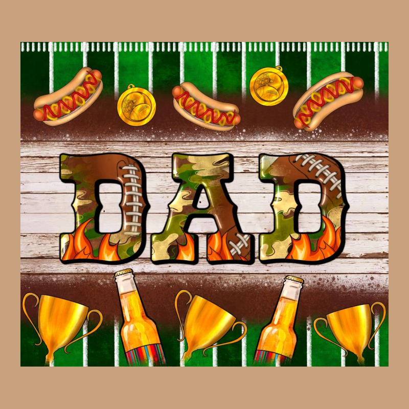 Football Dad Tumbler Vintage Tee by BundleAndBundleShop | Teevron