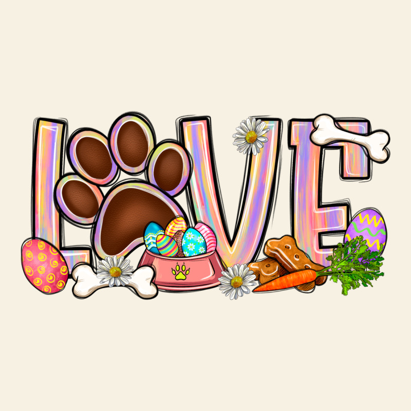Easter Love Dog Paw Vintage Tee by BundleAndBundleShop | Teevron