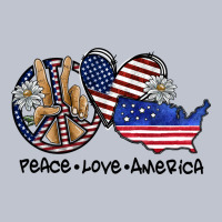 Peace Love America Premium Hoodie | Teevron