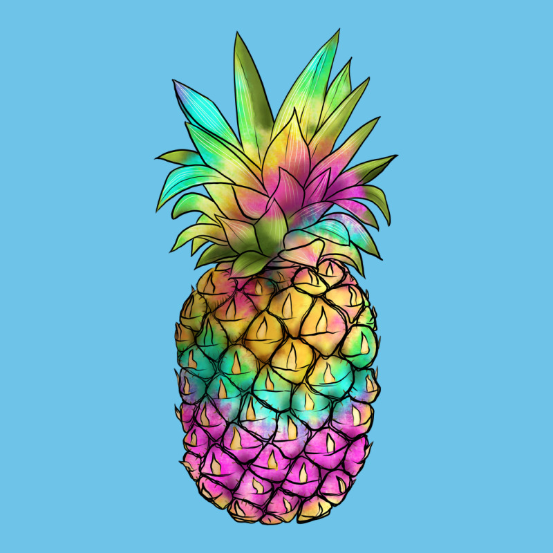 Tie Dye Pineapple Premium Sweatshirt by JahusDesignShop | Teevron