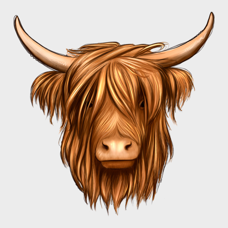 Long Haired Cow Urban Hoodie by Jasminsmagicworld | Teevron